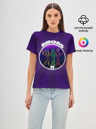Женская базовая футболка / ДРУЖНЫЙ AMONG US