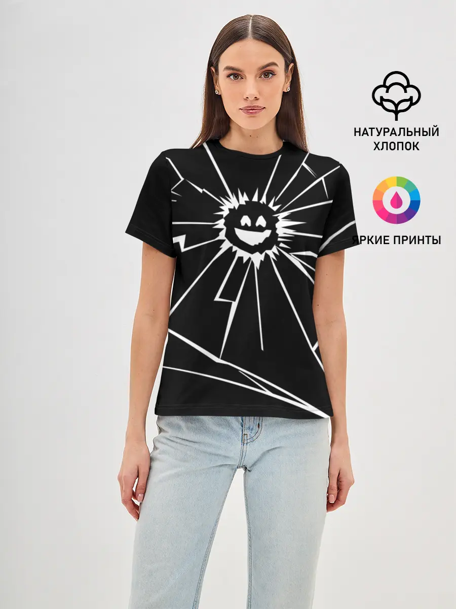 Женская базовая футболка / Черное Зеркало