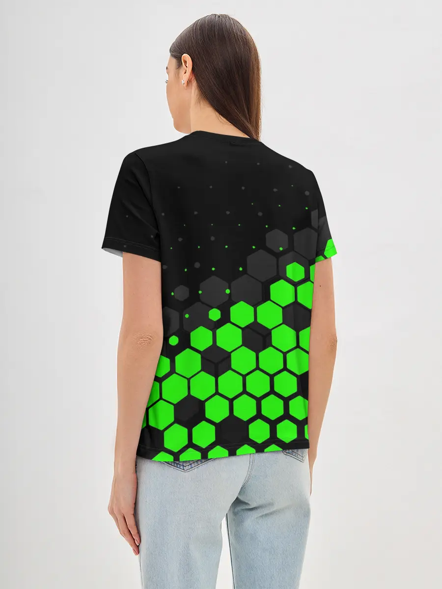 Женская базовая футболка / KAWASAKI / КАВАСАКИ