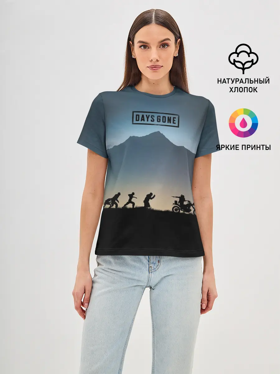 Женская базовая футболка / Days Gone