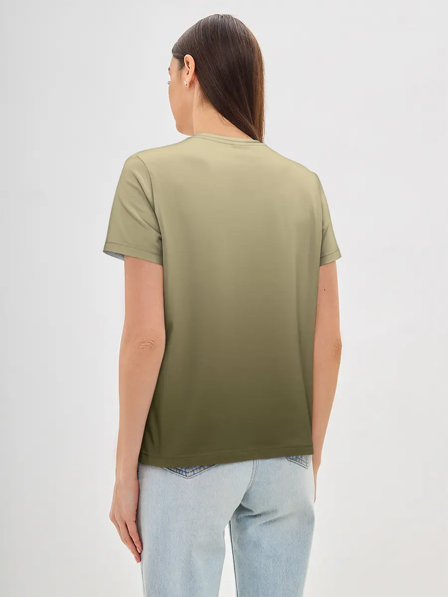 Женская базовая футболка / сонная сова и кофе идеальное