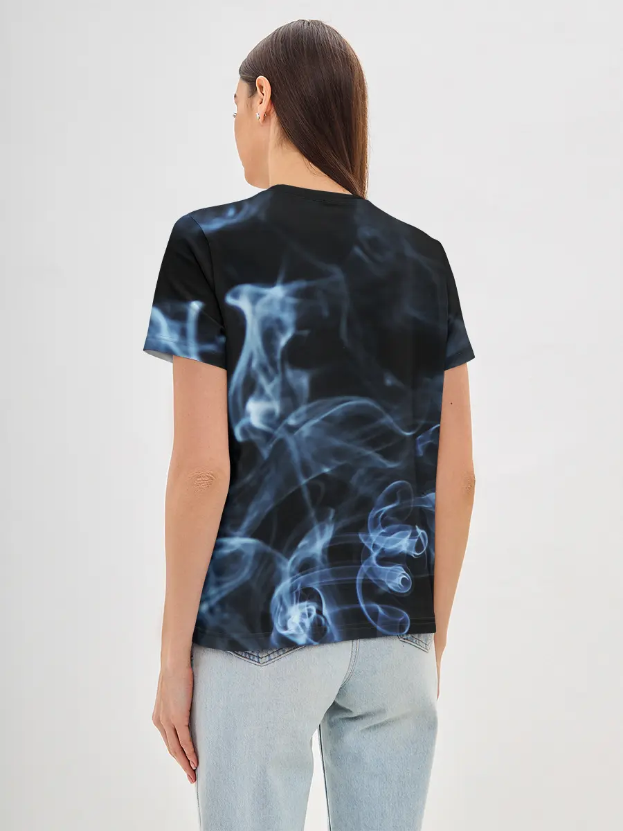 Женская базовая футболка / ДЫМ