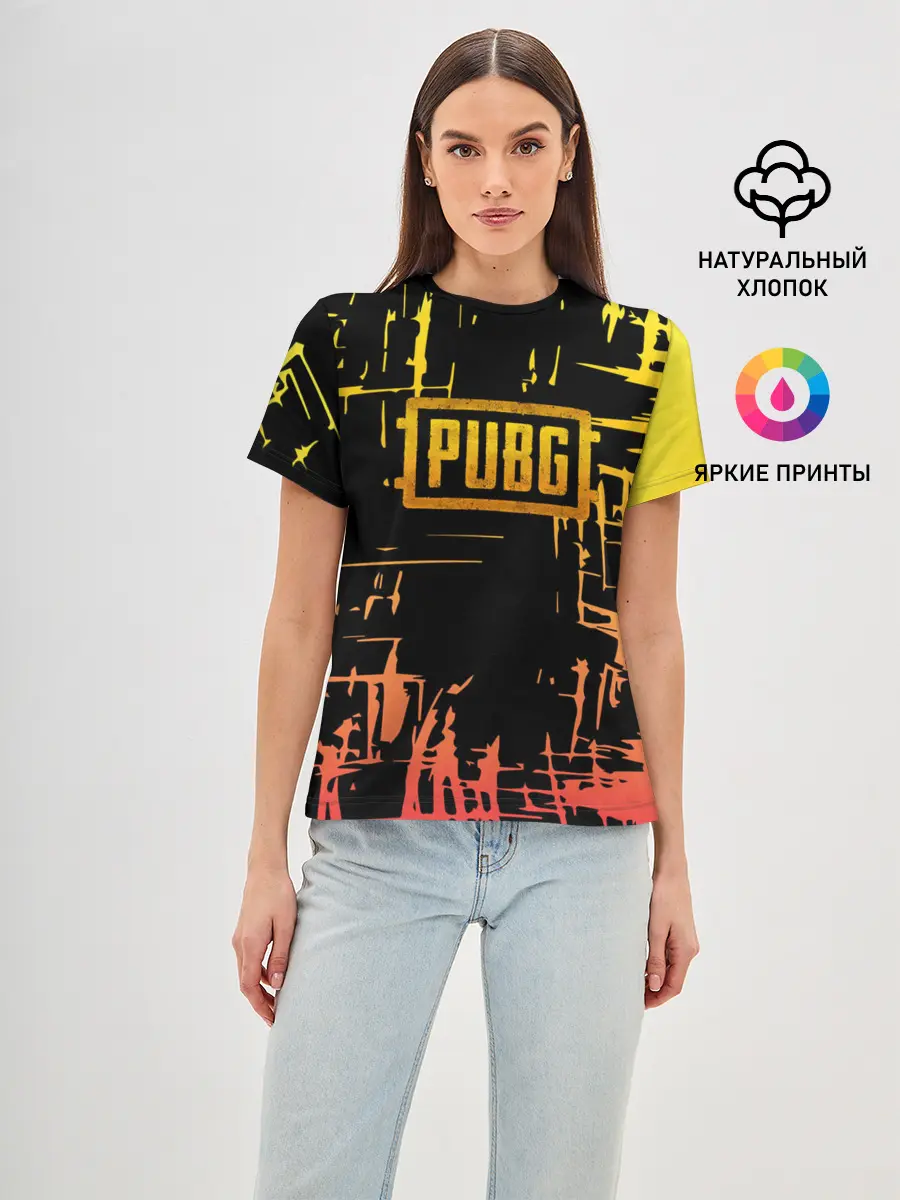 Женская базовая футболка / PUBG