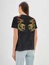 Женская базовая футболка / GOLD CHINA DRAGONS