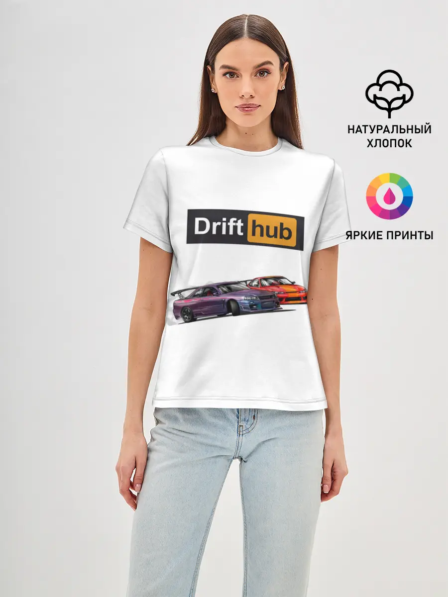 Женская базовая футболка / Дрифт