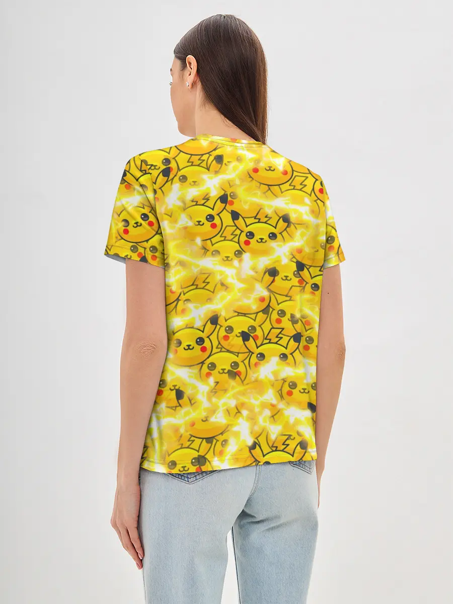 Женская базовая футболка / PIKACHU