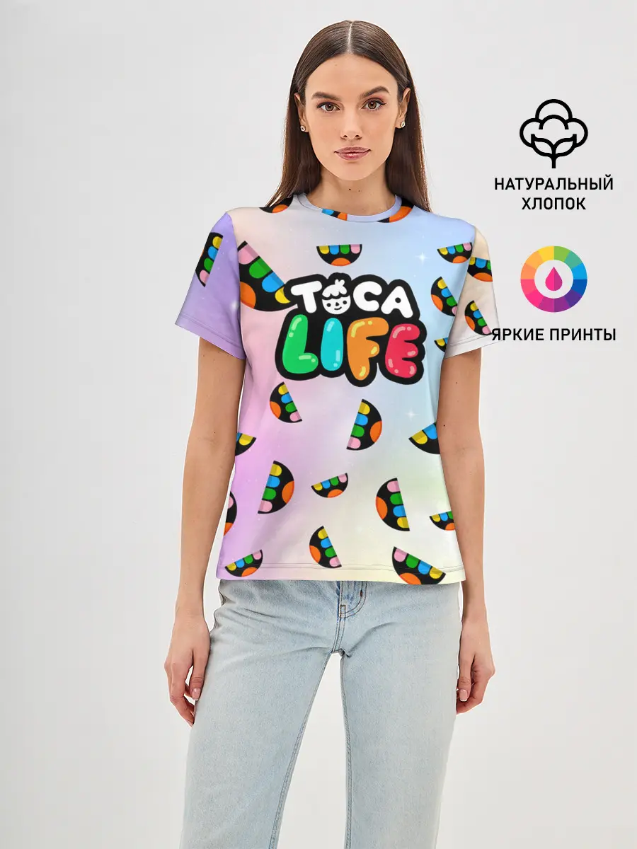Женская базовая футболка / ТОКА БОКА ЛОГОТИП