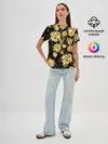 Женская базовая футболка / Golden Roses