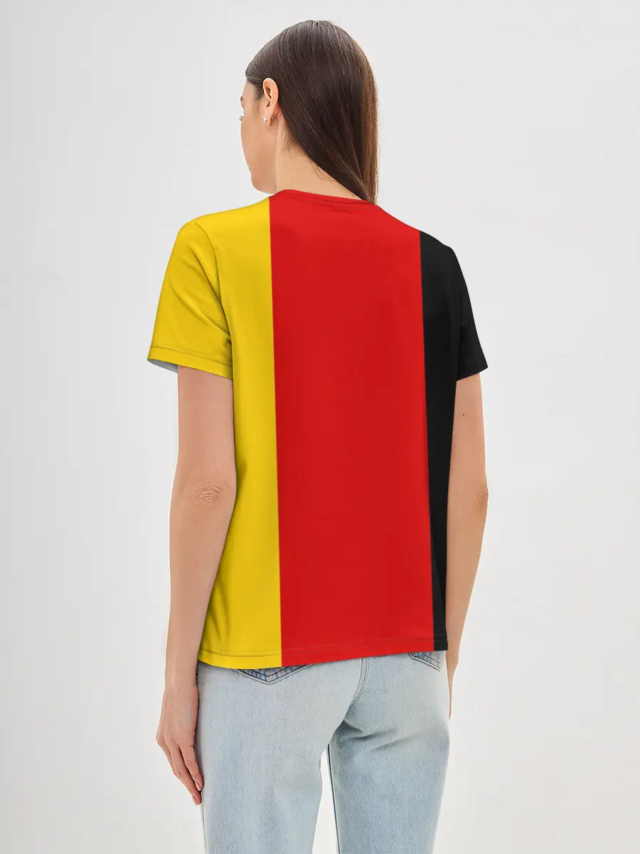 Женская базовая футболка / German eagle