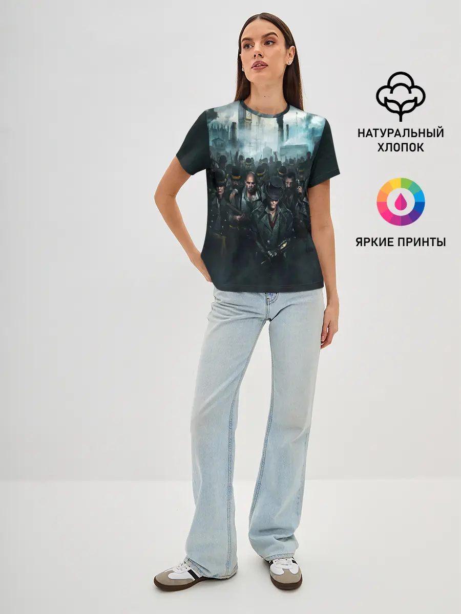 Женская базовая футболка / ASSASSINS CREED СИНДИКАТ