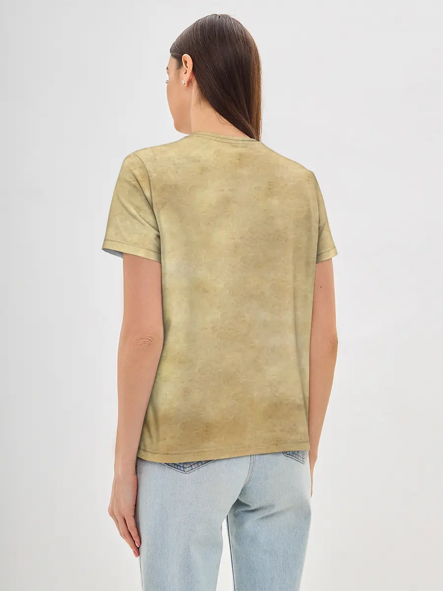 Женская базовая футболка / Манки Д. Луффи в розыске One Piece