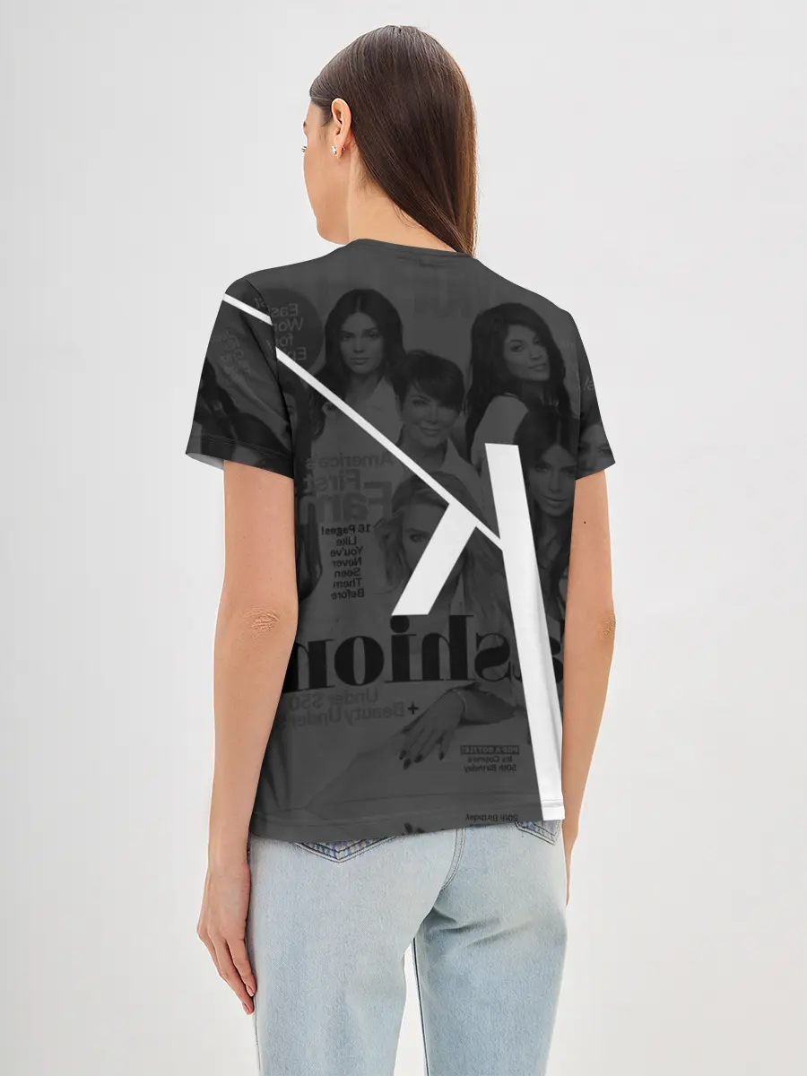 Женская базовая футболка / Семейство Кардашьян