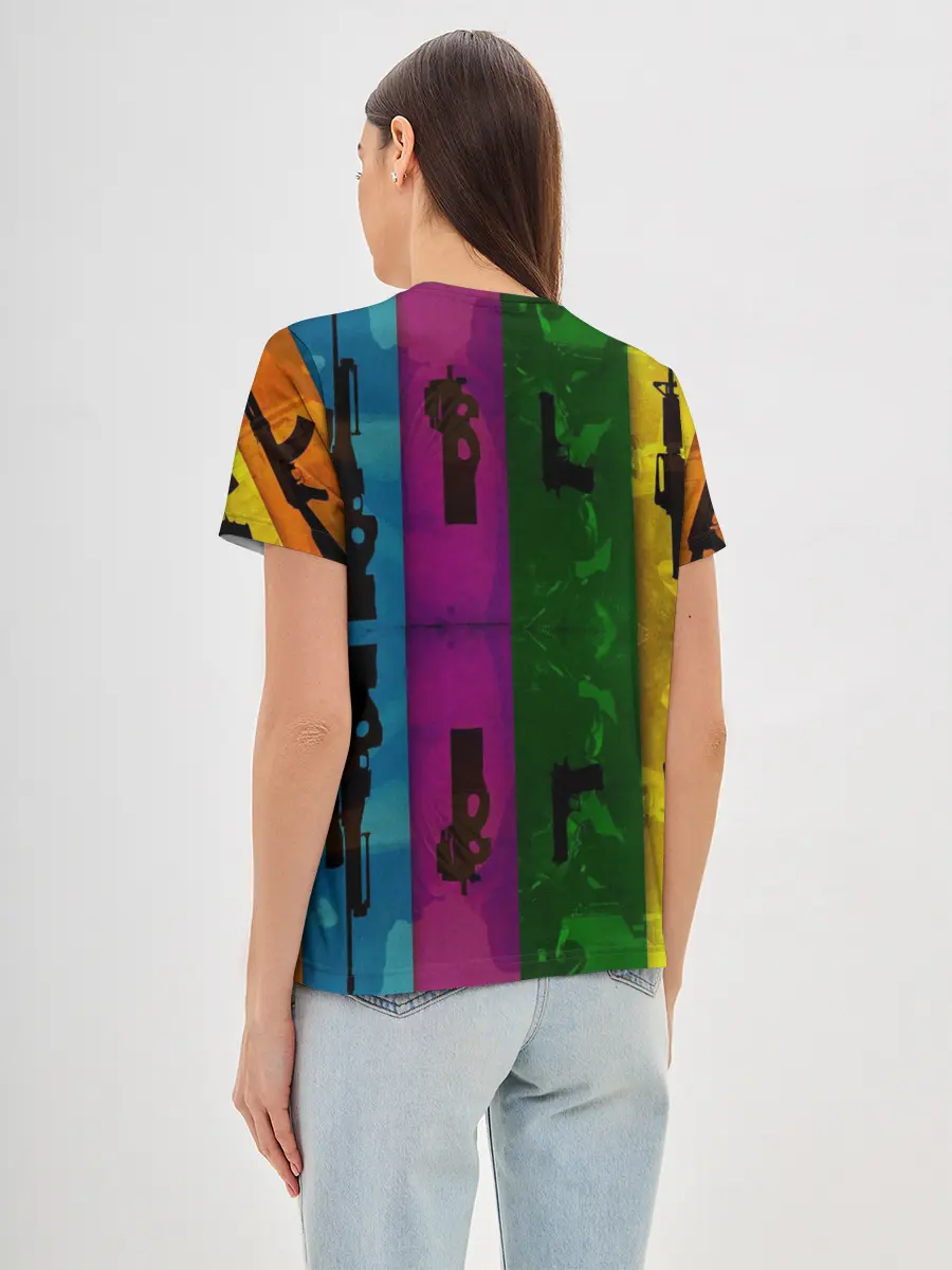 Женская базовая футболка / Кс го оружие