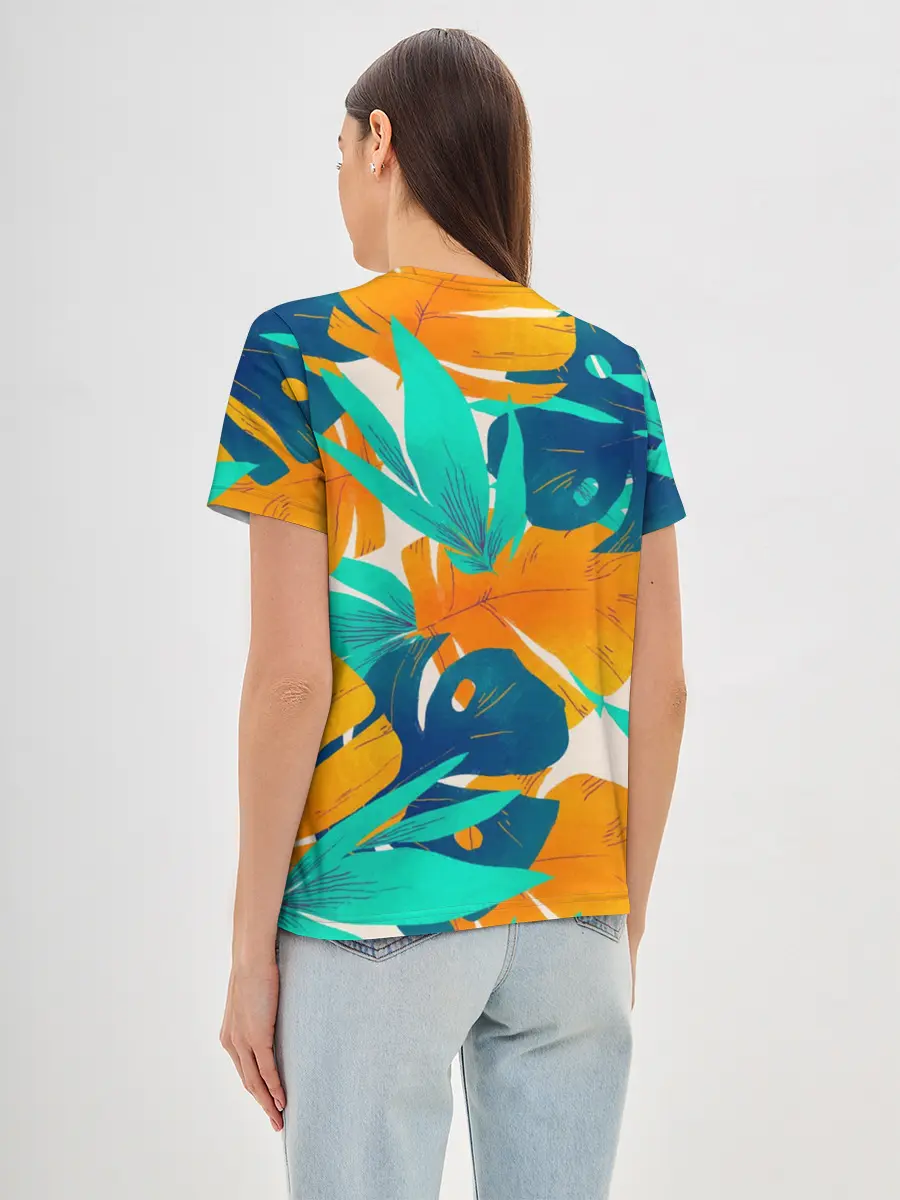 Женская базовая футболка / Тропики