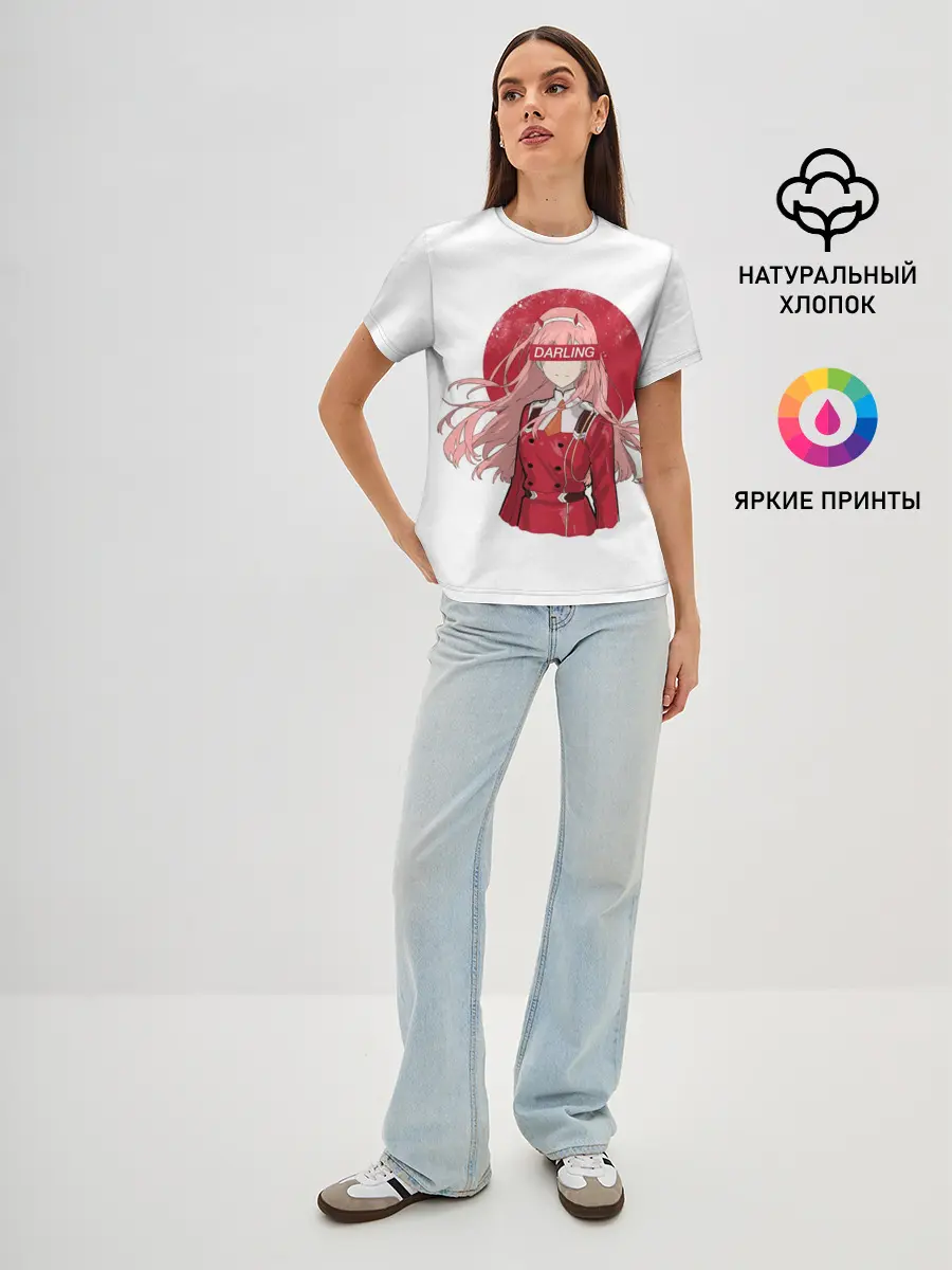 Женская базовая футболка / Darling Zero Two White