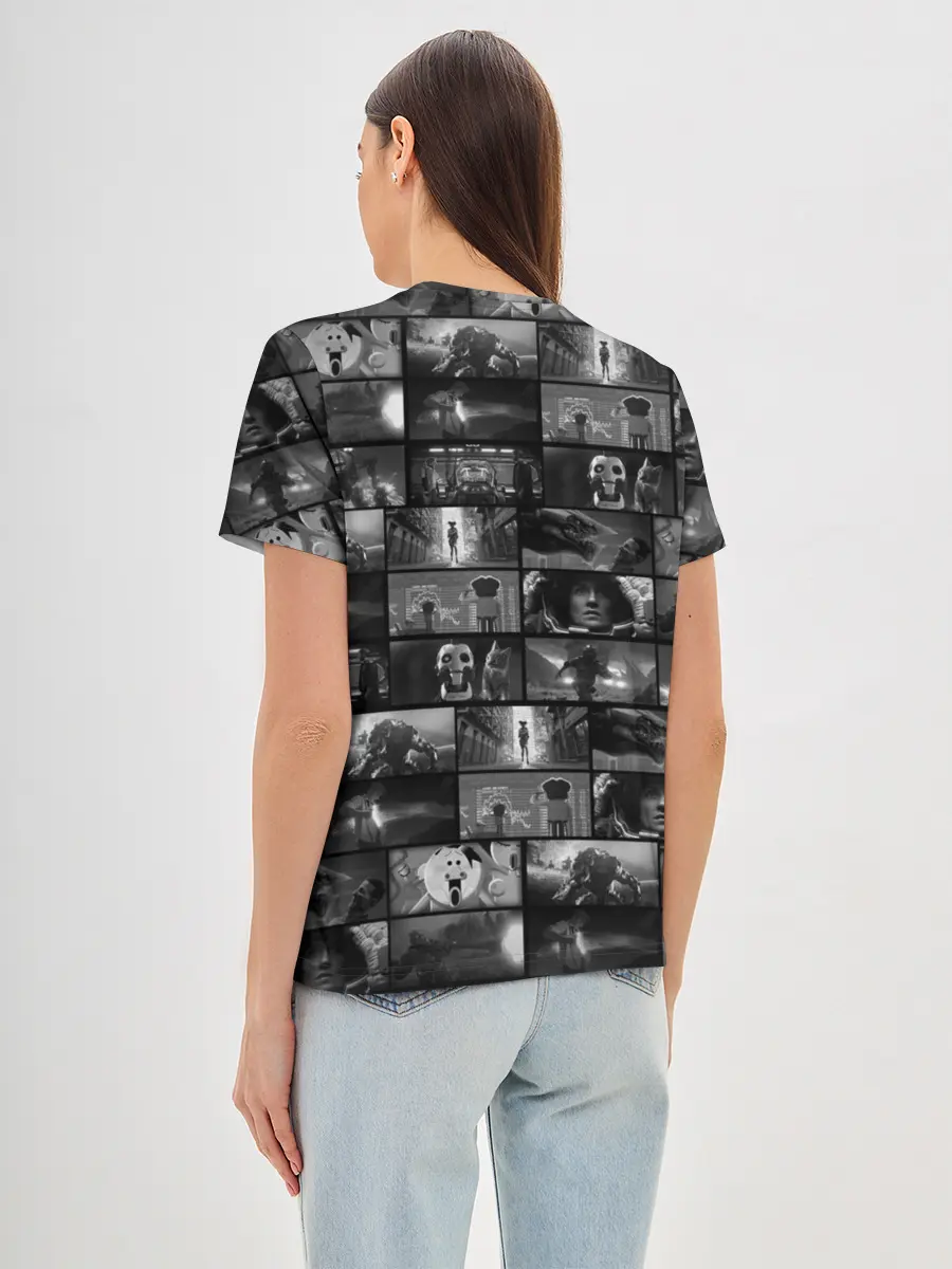 Женская базовая футболка / LOVE DEATH ROBOTS