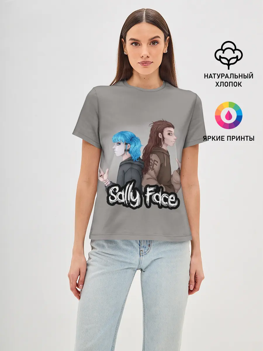 Женская базовая футболка / Sally Face