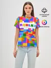 Женская базовая футболка / ROBLOX LEGO