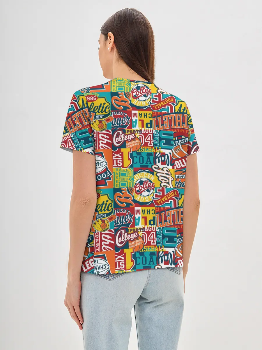 Женская базовая футболка / Спортсмен