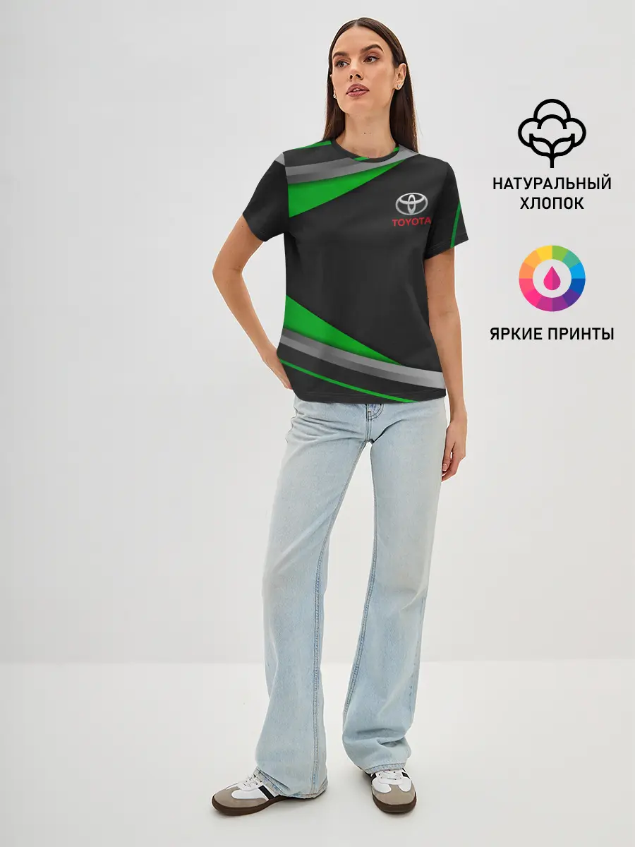 Женская базовая футболка / TOYOTA | ТОЁТА