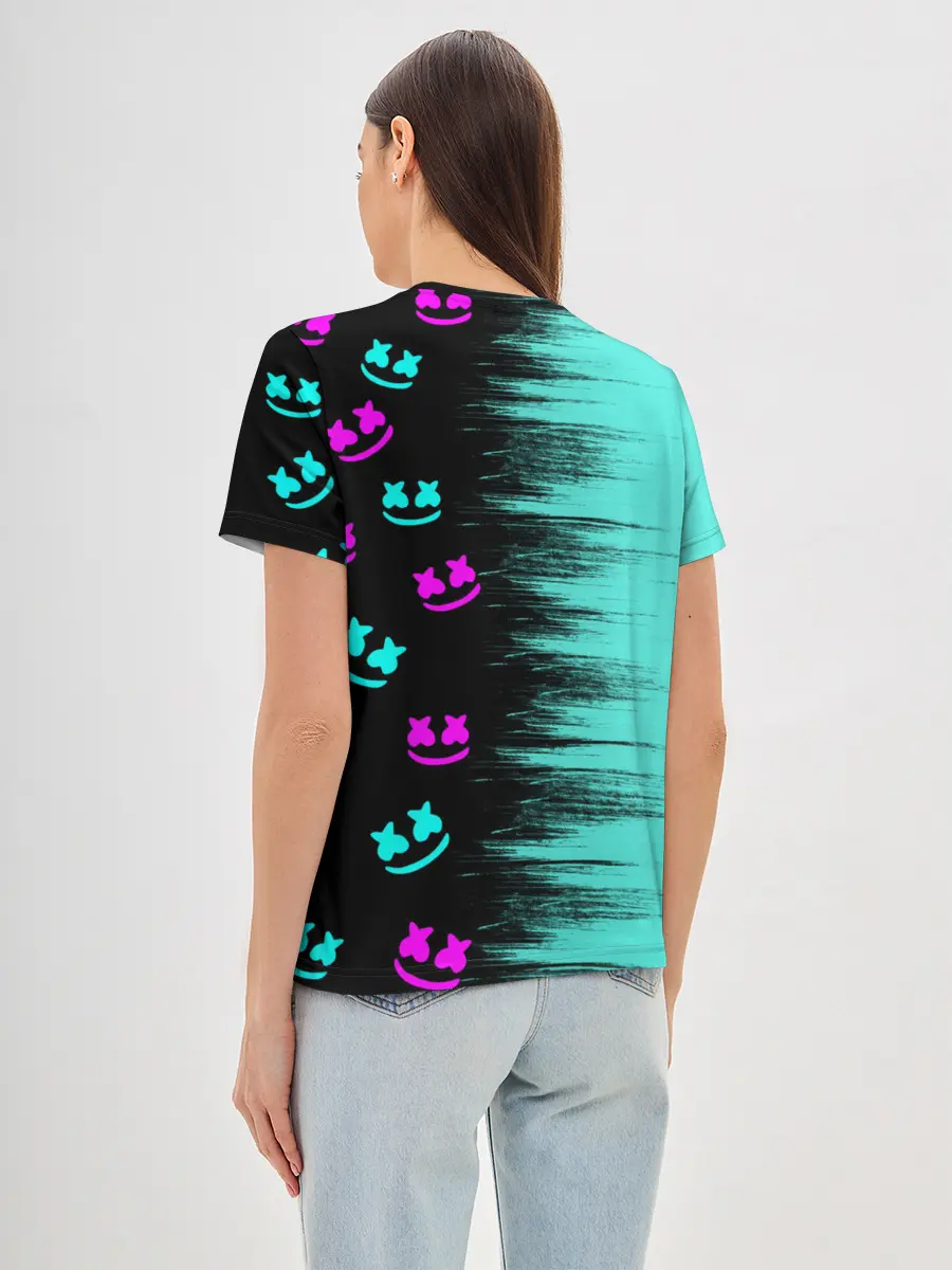 Женская базовая футболка / Marshmello