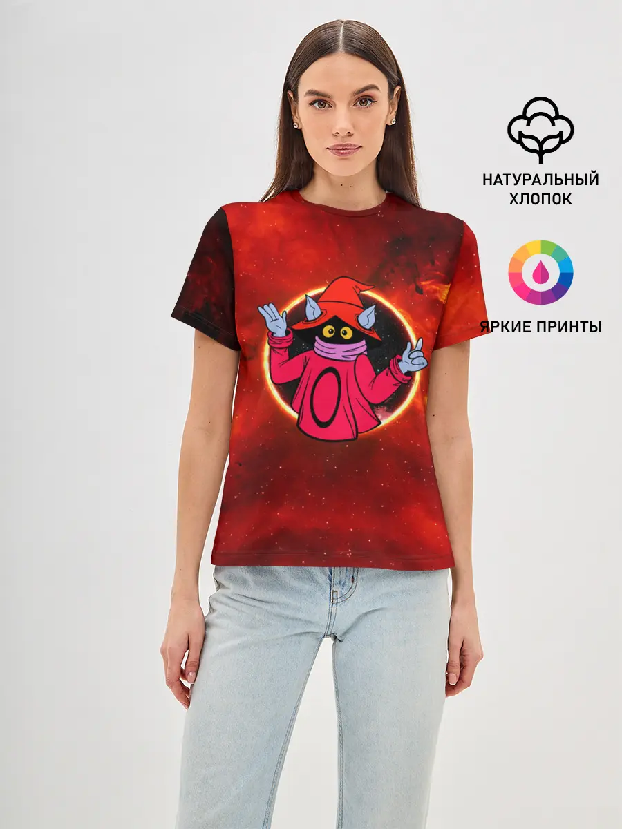 Женская базовая футболка / COSMO ORKO | ВОЛШЕБНИК ОРКО
