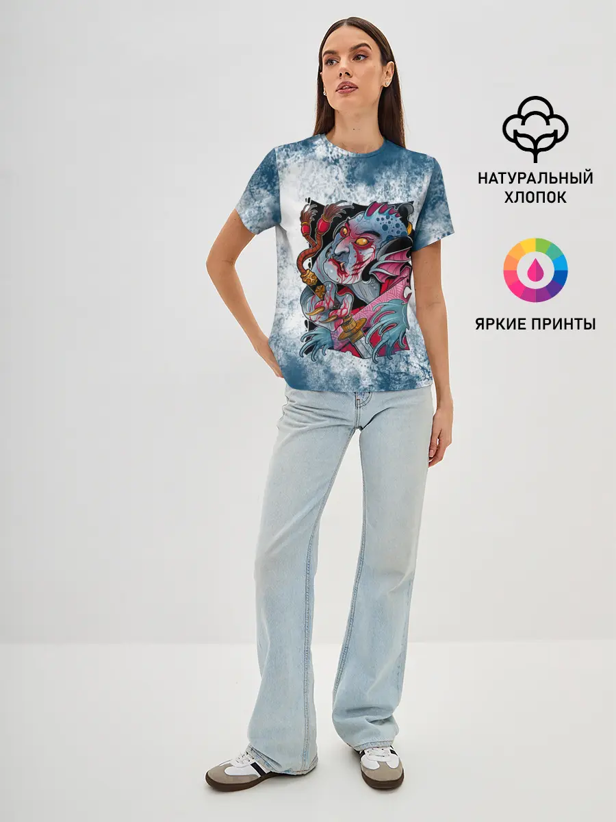 Женская базовая футболка / Водяной | Мифология