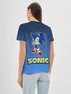 Женская базовая футболка / Соник