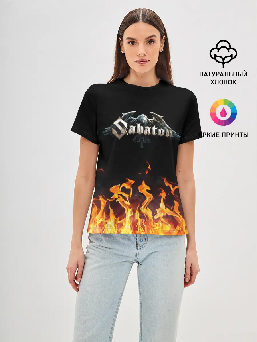 Женская базовая футболка / Sabaton