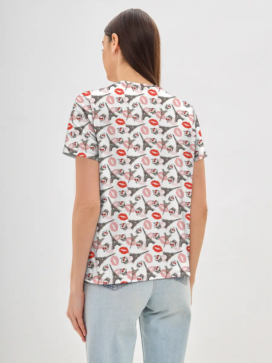 Женская базовая футболка / Love