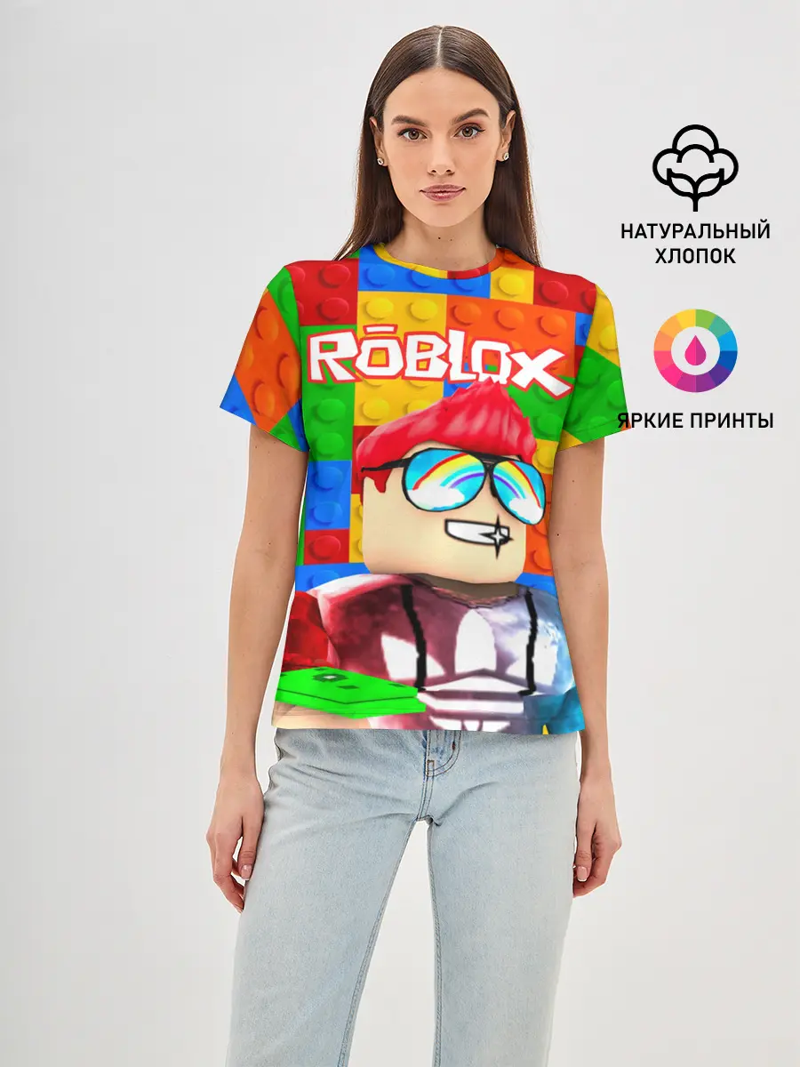 Женская базовая футболка / ROBLOX [3]