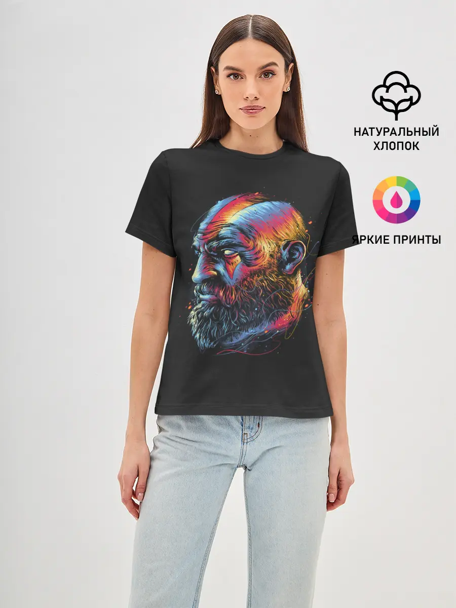 Женская базовая футболка / Rainbow of war