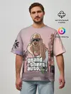 Мужская футболка оверсайз / Grand Theft Auto V девушка