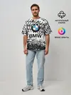 Мужская футболка оверсайз / BMW.