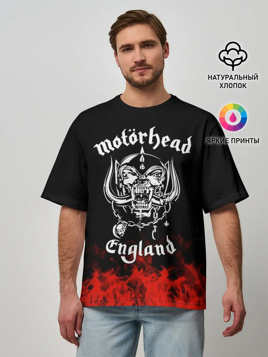 Мужская футболка оверсайз / Motorhead