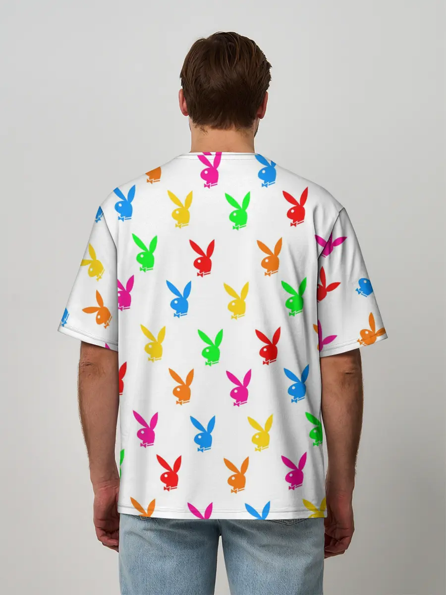 Мужская футболка оверсайз / PLAYBOY | ПЛЕЙБОЙ