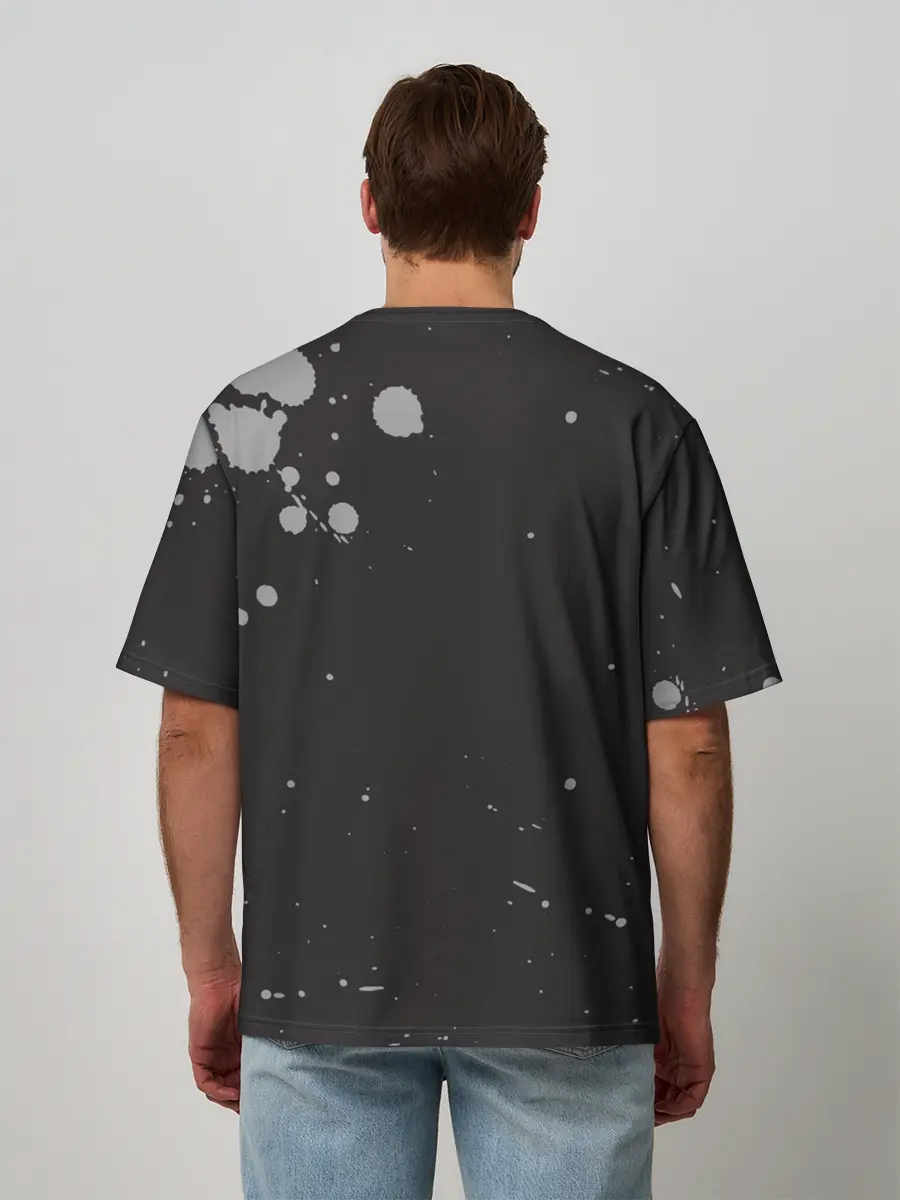 Мужская футболка оверсайз / RIDE FAST - DIE LAST | МОТО ЖИЗНЬ