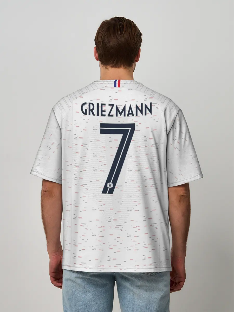 Мужская футболка оверсайз / Griezmann away WC 2018