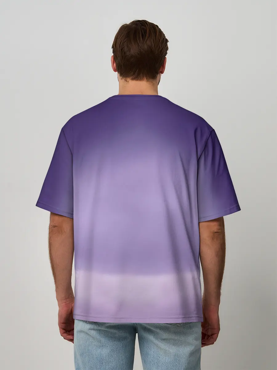 Мужская футболка оверсайз / BTS. Purple