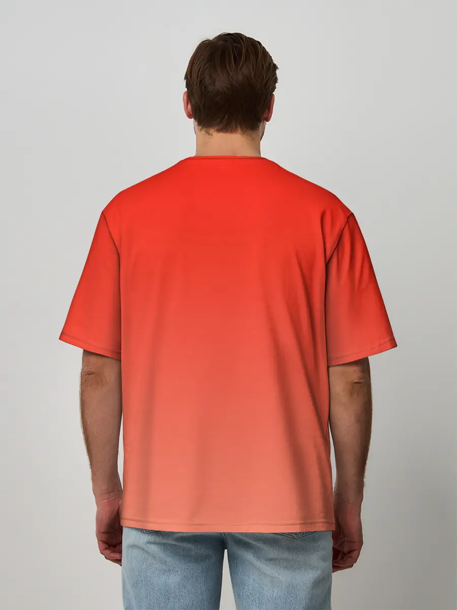 Мужская футболка оверсайз / Повар девушка манга