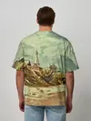 Мужская футболка оверсайз / Старинный город