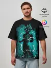 Мужская футболка оверсайз / Ultra Goku, Гоку