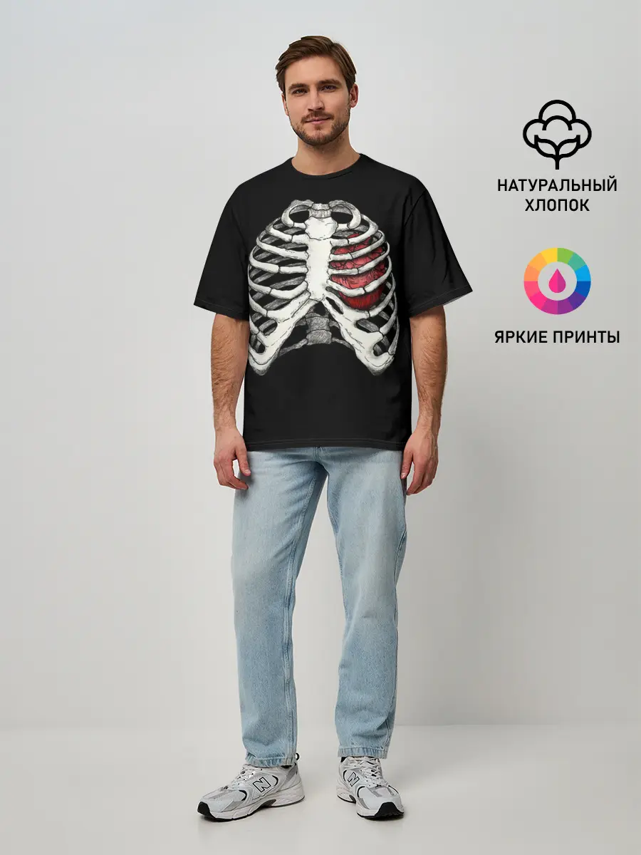 Мужская футболка оверсайз / X-Ray