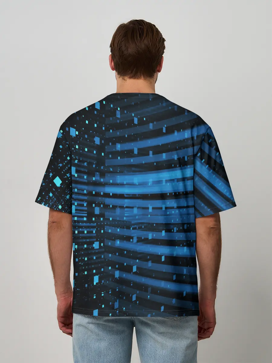 Мужская футболка оверсайз / ABSTRACT