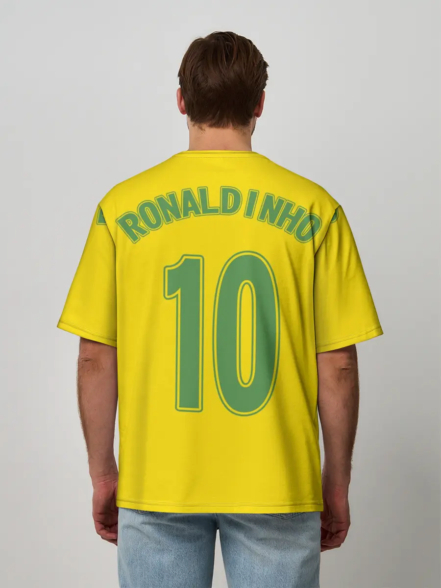 Мужская футболка оверсайз / Роналдиньо