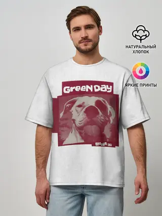 Мужская футболка оверсайз / Slappy - Green Day