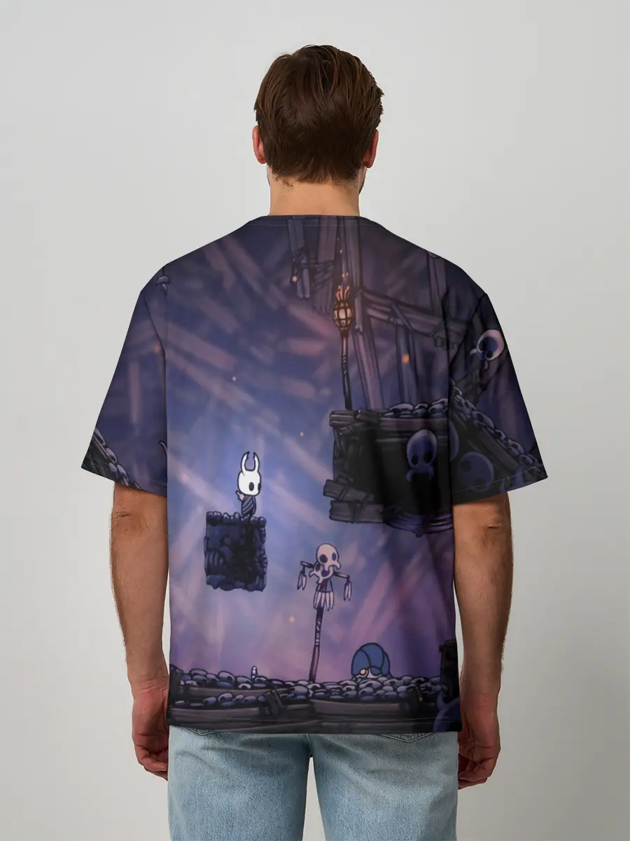 Мужская футболка оверсайз / HOLLOW KNIGHT