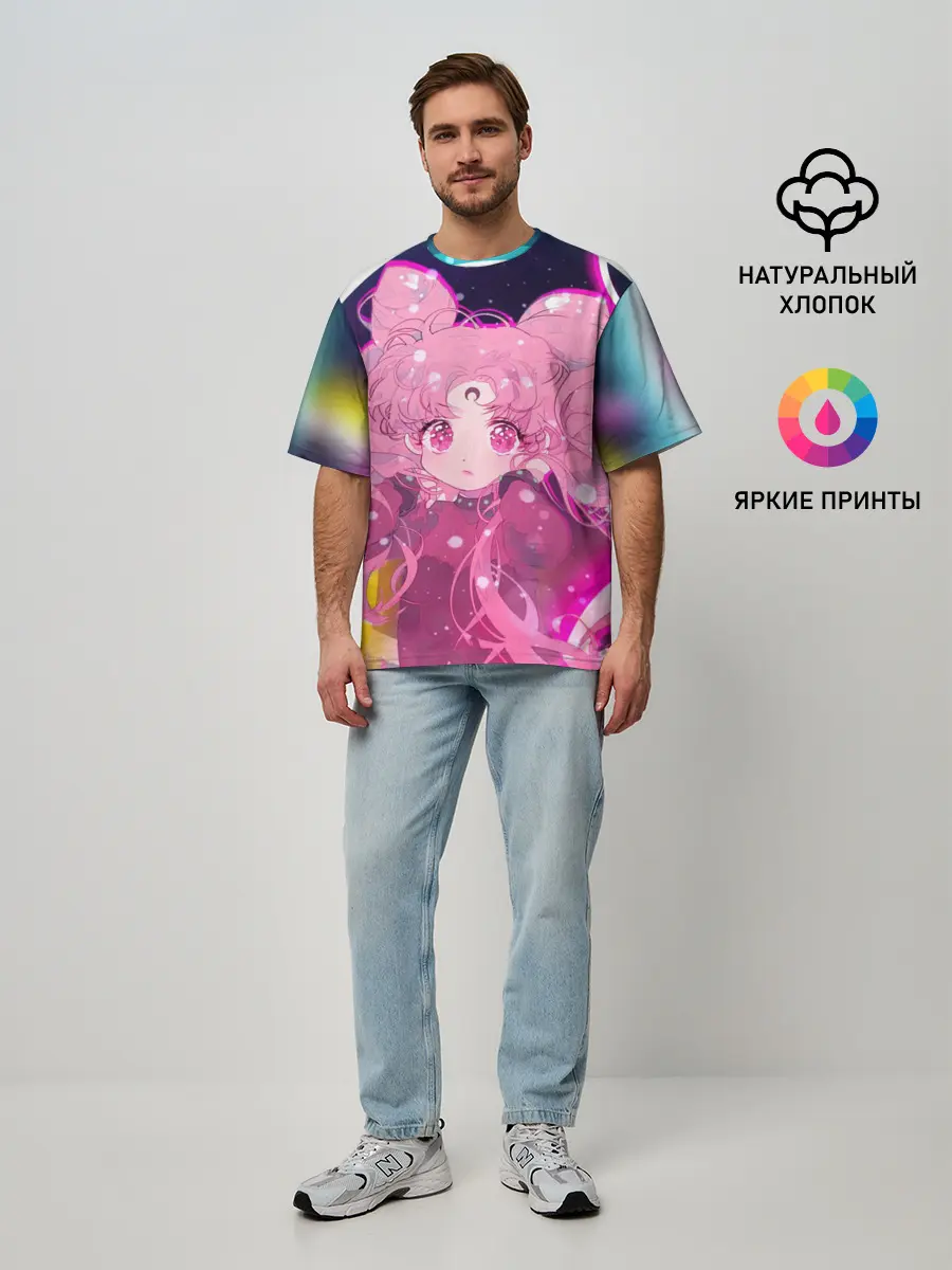 Мужская футболка оверсайз / ДОЧЬ ЛУНЫ