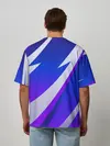 Мужская футболка оверсайз / SPORT STYLE BLUE