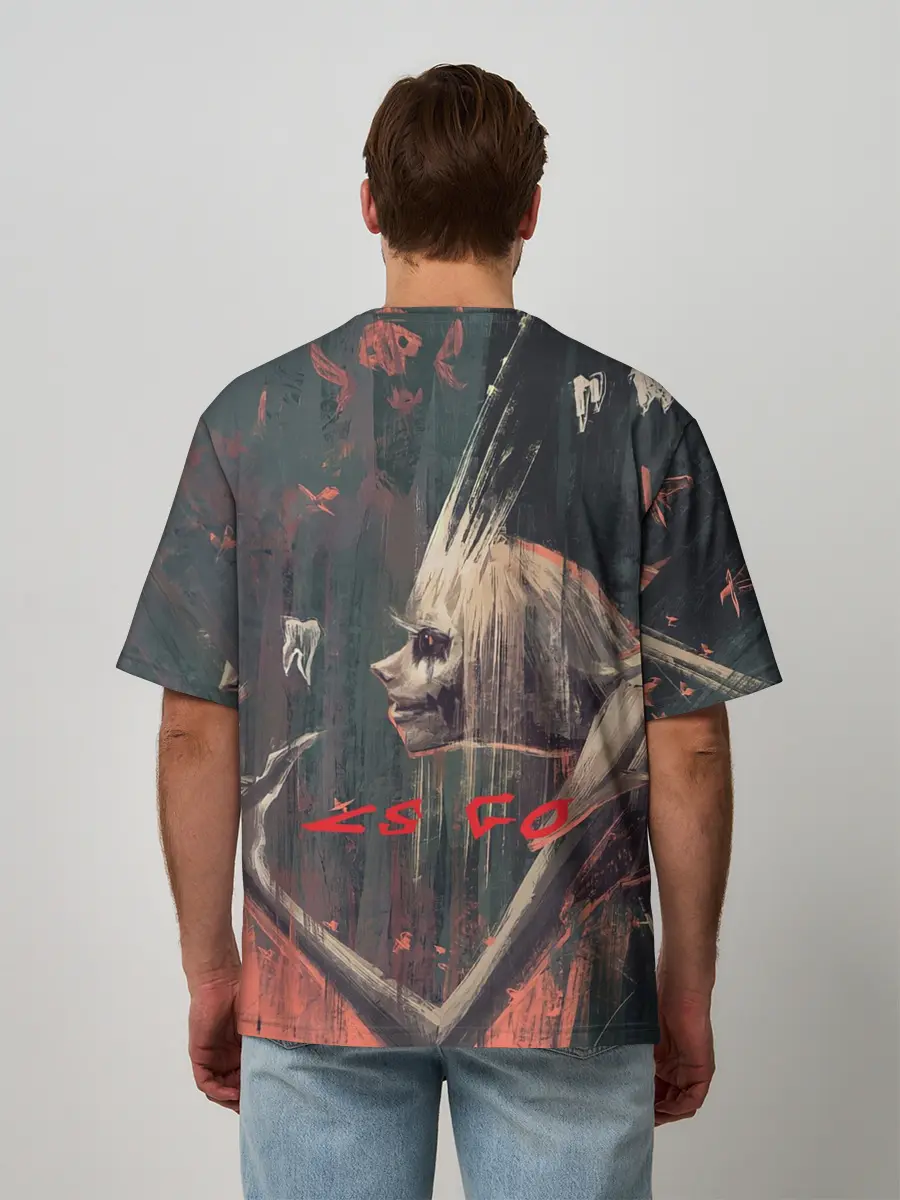 Мужская футболка оверсайз / TOOTH FAIRY CS GO